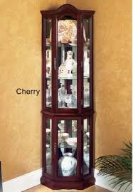 Lighted Corner Curio Corner Curio Curio Cabinet Corner Display Cabinet
