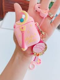 Cloud Airpod Case Keychain Set Airpod1 Airpod2 Airpod Case Sailor Moon Cute Pink