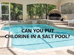 Test the water prior to putting the chlorine in, and then recheck the water before swimming. Can You Put Chlorine In A Salt Pool