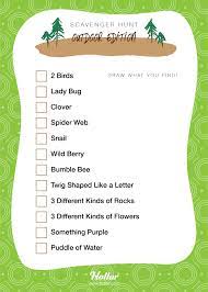 Diy Scavenger Hunt Printables Hollar Blog Scavenger Hunt Cool Diy Projects Different Kinds Of Flowers