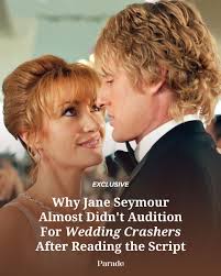 WeddingCrashers is turning 20! We spoke with Jane Seymour who played  Kathleen Clearly in the movie, and she shared her initial reaction to  reading the script and how she eventually thought it