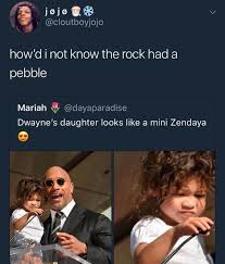 The Rock Had A Pebble Funny Facts Funny Ghetto Humor