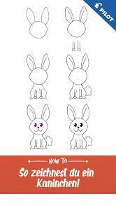 .hase zeichnen in der einfach und schlicht, helfen dem anfänger und kinder beobachten und zeichnung an der grundausbildung über einen hasen, ist es notwendig, die entwicklung der katze schnell zeichnen lernen how to draw a cat for children как се рисува коте tiere malen. Pin Von Karin Trapp Auf Malen Zeichnen Anleitung Einfache Sachen Zum Zeichnen Ostern Zeichnung