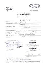 Asp Akademia Sztuki Pieknosci Wzory Certyfikatow Kosmetycznych
