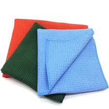 Microfiber waffle cleaning towel for kitchen or car clening. No Lint Microfiber Waffle Towel Car Window And Car Glass Cleaning Towel Factory And Manufacturers Jiexu