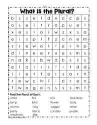 In this irregular plurals instructional activity, students read 8 singular nouns in this irregular plurals worksheet, students read 8 singular nouns and four choices below. Plural Worksheets