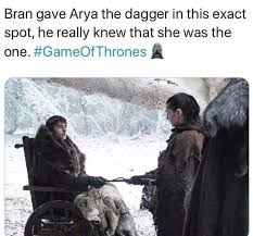 Game Of Thrones On Instagram Bran Knows Everything Gotseason8 Gots8 Aryastark Branstark Sansastark Maisiewilliams Is Gameofthrones Hbo Westeros
