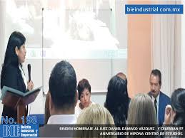 RINDEN HOMENAJE AL JUEZ DANIEL DÁMASO VÁZQUEZ Y CELEBRAN 5º ANIVERSARIO DE  HIPONA CENTRO DE ESTUDIOS.