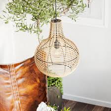 Rétro et moderne à la fois, le rotin apportera une touche bohème à votre intérieur. By Rydens Granada Suspension Avec Abat Jour Rotin Luminaire Fr