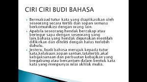 Kesantunan Masyarakat Malaysia Konsep Budi Bahasa Dalam Masyarakat