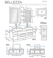 Constructed from solid hardwood frame structure and wood veneers with solid granite tops. Bathroom Vanity Dimensions Bathroom Vanity