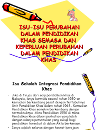Pelbagai isu pendidikan negara akan dibincangkan, antara lain falsafah dan fungsi pendidikan; Isu Isu Perubahan Dalam Pendidikan Khas Semasa Dan Keperluan