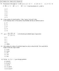 Act Math Practice Worksheets Act Math Act Math Practice Sat Math
