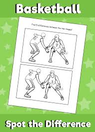 This free printable spot the difference picture puzzle featuring a kid's bedroom will test your child's powers of observation. Basketball Spot The Difference Puzzle 10 Minutes Of Quality Time