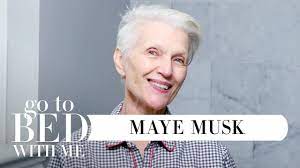 Maye's family moved to pretoria, south africa in 1950 when she was only 2. 71 Year Old Model Maye Musk S Nighttime Skincare Routine Go To Bed With Me Harper S Bazaar Youtube