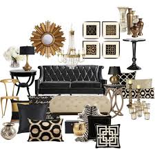 Bedroom Black And White Home Decor Designer Clothes Shoes Bags For Women Ssense Gold Living Room Black And Gold Living Room Gold Living Room Decor