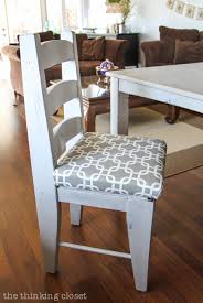 The inside backs of the chairs are quite ornate, so. How To Reupholster A Chair Seat The No Mess Method The Thinking Closet