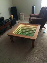 I Made An Infinity Table In My Woods 1 Class Modern Decor Accessories Infinity Table Coffee Table