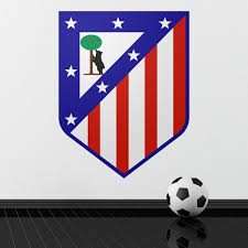 Bienvenido al facebook oficial del club atlético de madrid / welcome to our official facebook page. Wandtattoo Atletico De Madrid Wappen Farbe Webwandtattoo Com