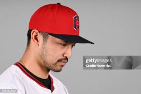 Zak Kent of the Cleveland Guardians poses for a portrait during... News  Photo