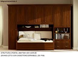 Camere da letto matrimoniali a ponte classica / rustico 4 armadio a ponte, divano letto mondo convenienza. Armadio A Ponte Con Divano Letto E Cassone Estraibile N 22 C Vi Falegnameria Chiola
