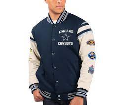 Authentic Nfl Apparel Men S Dallas Cowboys Victory Formation Varsity Jacket Navy In 2021 Varsity Jacket Nfl Outfits Varsity Jacket Outfit