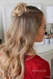 half up triple braid mini brotchen kurzhaar frisuren mit bildern frisuren geflochtene frisuren