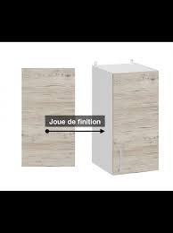 Panneau Finition Cuisine Pour Meuble Haut Eco Noyer Cuisineandcie