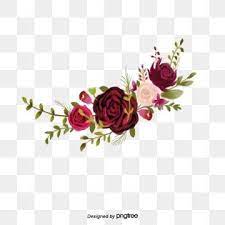Download 1,292 flower png images with transparent background. European Royal Dark Red Background Pattern H5 Free Watercolor Flowers Burgundy Flowers Watercolor Flower Wreath