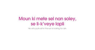 A Haitian Proverb Haiti Quote Haitian Creole Words