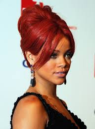 Fiery Red Hair Color For Dark Skin Women Red Hairstyles Celebrity Hair Style Inspiration Hair Color Burgundy Red Hair Color Popular Hair Color