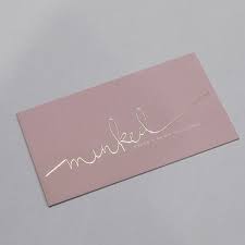 If you selected the template that matched the product you're printing on start with one page on ordinary, cheap paper to test the alignment. Business Card Linen Paper With Gold Foiling Creative Core