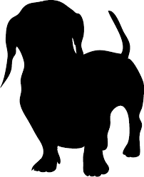 Black And White Dachshund Drawing Dog Silhouette Dachshund Silhouette Dog Silhouette Dachshund Art