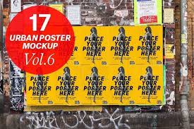 Urban Poster Mock Up Vol 6 By Urban Poster Mockup On Creative Market Product Mockups Ideas Of Product Mockups Prod Poster Mockup Poster Mockup Free Mockup