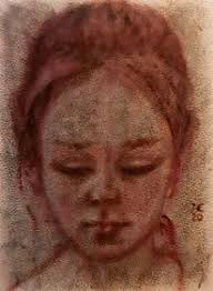 die rosa Katze (hommage an Franz Marc)