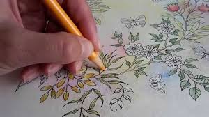 Building Background In Pastel Colours In Secret Garden Secret Garden Coloring Book Johanna Basford Coloring Book Coloring Books