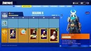 Battle royale that can be obtained by reaching level 15 in the chapter 2: New Season 5 Battle Pass Tier 100 Skin Unlocked Fortnite Season 5 Battle Pass Skins Showcase Fortnite Battle Seasons