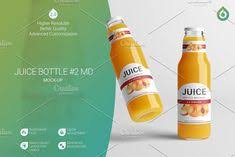 Juice Bottle Mockup Juice Bottles Bottle Mockup Bottle