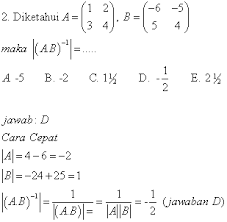 Maybe you would like to learn more about one of these? Matriks Belajar