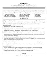 operations manager resume template – mollysherman