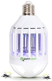 One of my lighting fixtures was damaged upon arrival and customer service was great and easy, are sending me a replacement light. Amazon Com Zapplight Led 60w Bug Zapper Bulb By Bulbhead Insect And Mosquito Zapper Fits Standard Light Fixture To Attract And Kill Bugs On Contact Garden Outdoor