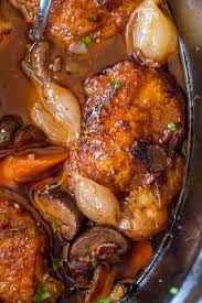 Slow Cooker Coq Au Vin Dinner Then Dessert