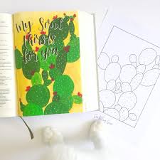 Or, my favorite method is to use the apple barrel black because it dries in the cacti are super popular right now! Acrylic Cactus Tutorial Plus A Free Printable Scribbling Grace