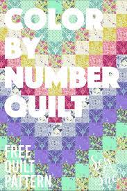 Coloring pages patterns geometric coloring pages patterns. Sew A Color By Number Quilt Free Quilt Pattern With Printables Sewcanshe Free Sewing Patterns Tutorials