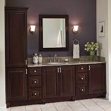 This is the last lowes bathroom vanity mirror but surely, not least the on our list. Villa Bath By Rsi Monroe 12 In W X 33 5 In H X 21 5 In D 3 Drawer Freestanding Cabinet Banks Lowes Com Trendy Bathroom Bathroom Vanity Bathroom Layout