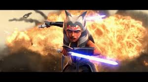 Introduced as the jedi padawan of anakin skywalker, who later becomes sith lord darth vader. Ahsoka Vs Mandalorian Warriors Star Wars The Clone Wars Season 7 Episode 9 Youtube