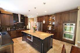 The Requarth Co S Deborah Kracus Designed Kitchen In Vandalia Ohio Mid Continent Cabinetry Granite Countertops Large Beautiful Island With Microwave Drawer