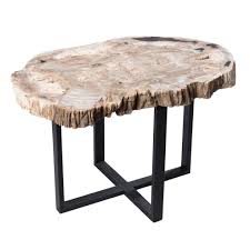1 400 00 Petrified Wood Upper East Side Table Pf 1050 By All Furniture Side Table Wood Unique Modern Furniture Petrified Wood