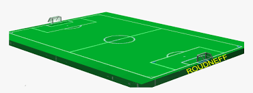 Le terrain de foot est délimité et opposé au monde environnant. Thumb Image Terrain De Foot 3d Dessin Hd Png Download Transparent Png Image Pngitem