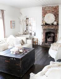 60 Elegant Modern And Classy Interiors With Brick Walls Exposed Shabby Chic Living Room Home Living Room Home